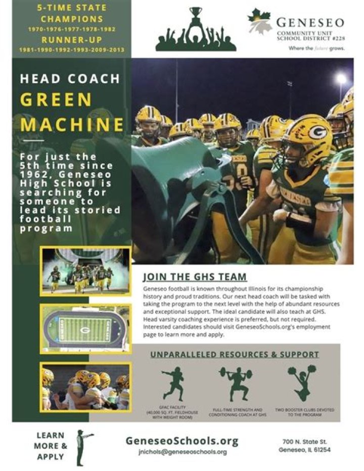 Geneseo Football finishing the season strong