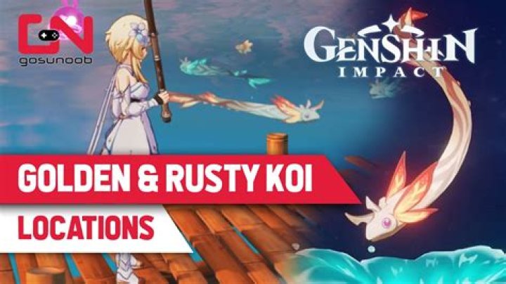Genshin Impact: Rusty Koi and Golden Koi Locations