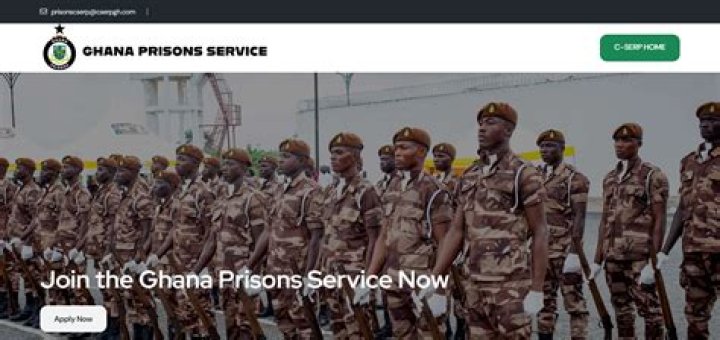Ghana Prisons Recruitment Portal applyghprisons.com 2024