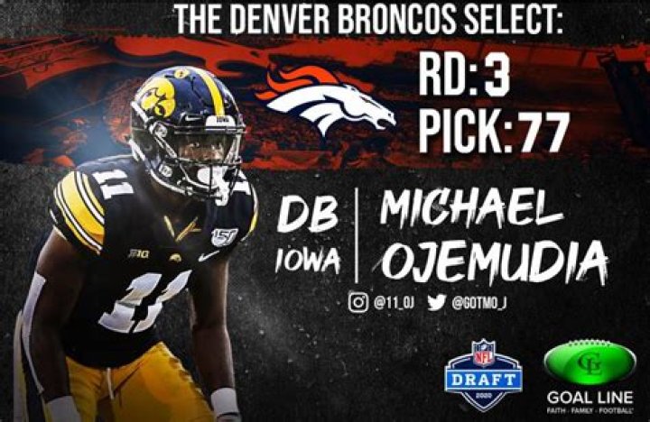 Hawkeyes’ Michael Ojemudia picked 77th by Denver Broncos