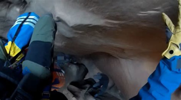 Helicopter crew rescues climbers after fall in Utah slot canyon