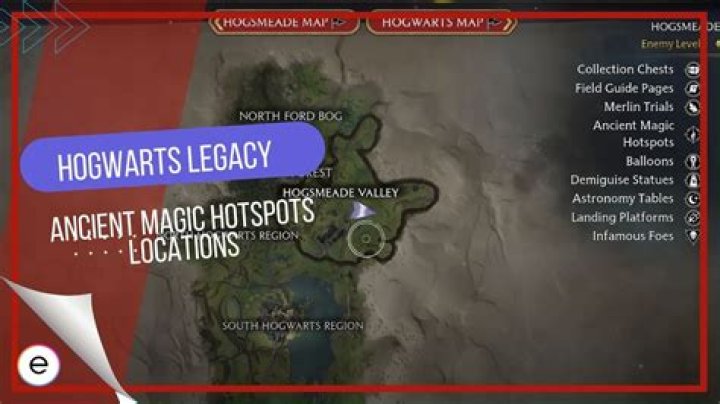 Hogwarts Legacy ancient magic hotspots | All locations revealed