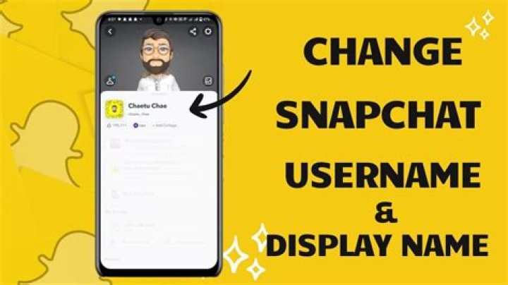 How do you change your Snapchat username?