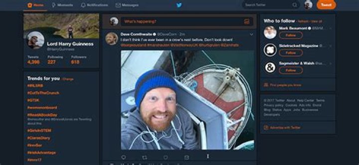 How to activate twitter’s night mode