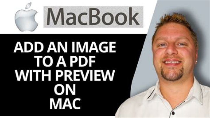 How to Add an Image to a PDF with Preview on Mac