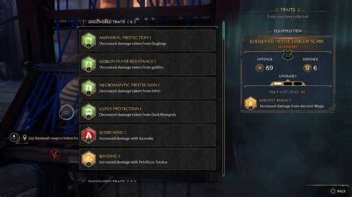 How to Apply Traits in Hogwarts Legacy