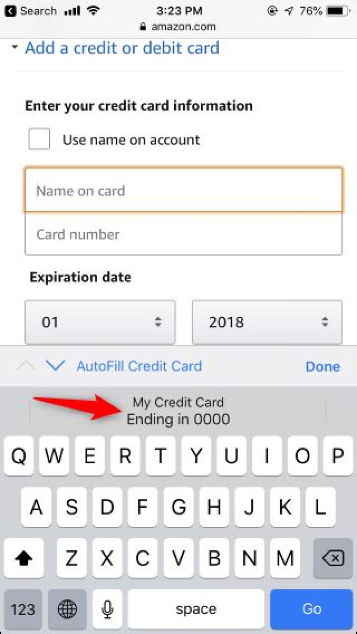 How to autofill your credit card number (securely)