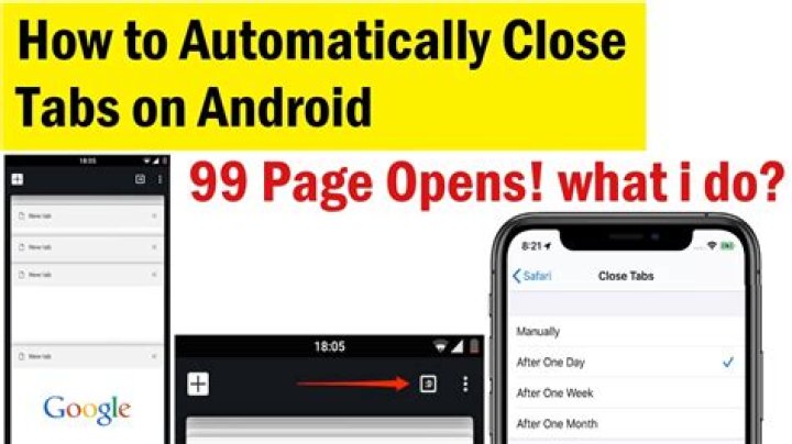 How to Automatically Close Tabs on Android