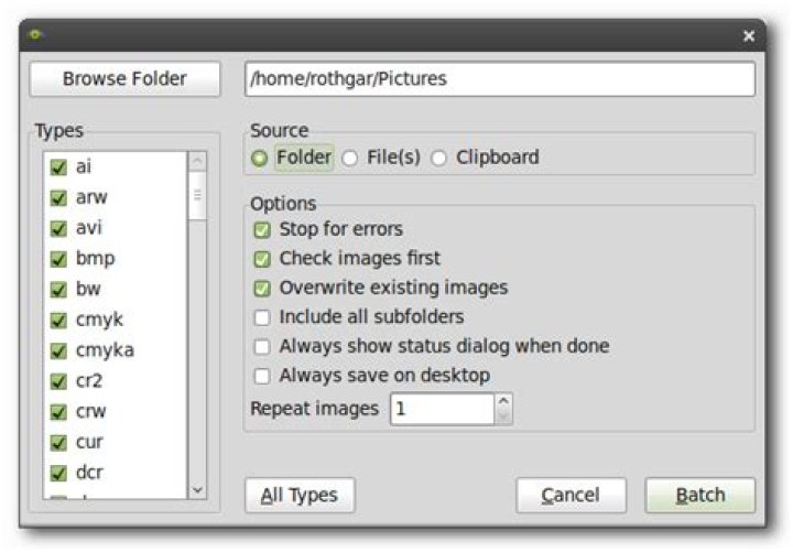 How to batch edit photos with phatch