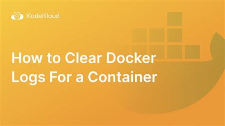 How to Clear Logs of Running Docker Containers