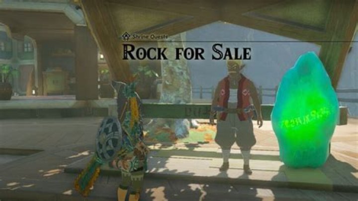 How To Complete Rock For Sale in Zelda Tears of the Kingdom