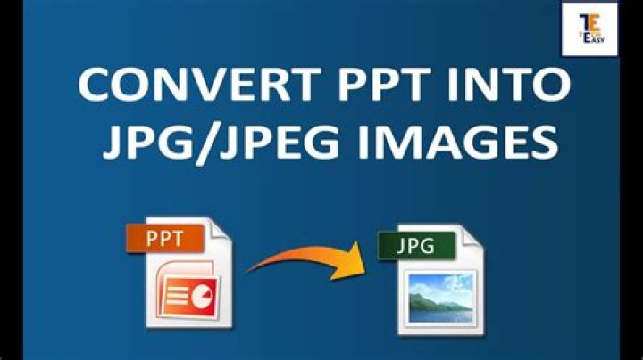 How to convert powerpoint to jpeg