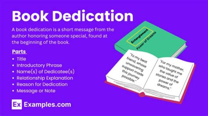 How to Dedicate a Book