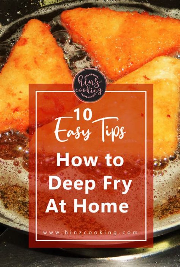 How to Deep Fry at Home