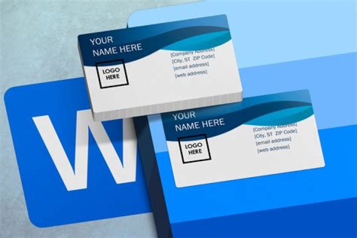 How to design business cards using microsoft word