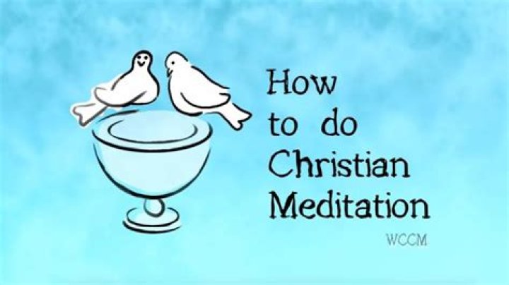 How to do christian meditation