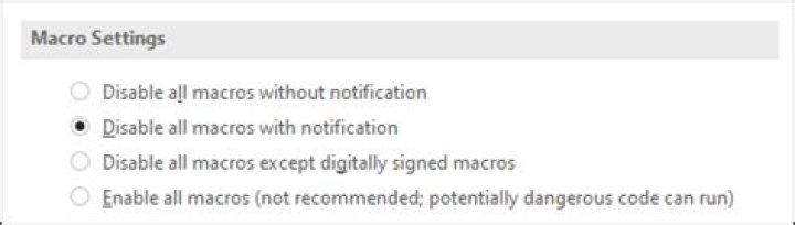 How to Enable (and Disable) Macros in Microsoft Office 365