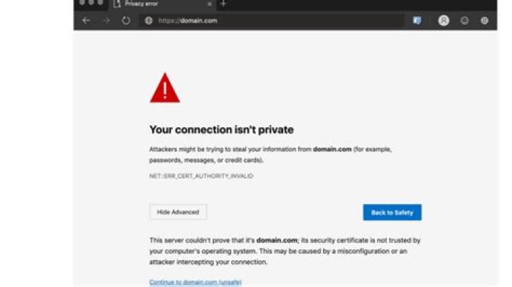 How to Fix the NET::ERR_CERT_AUTHORITY_INVALID Error