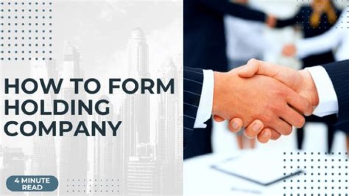 How to Form a Holding Company