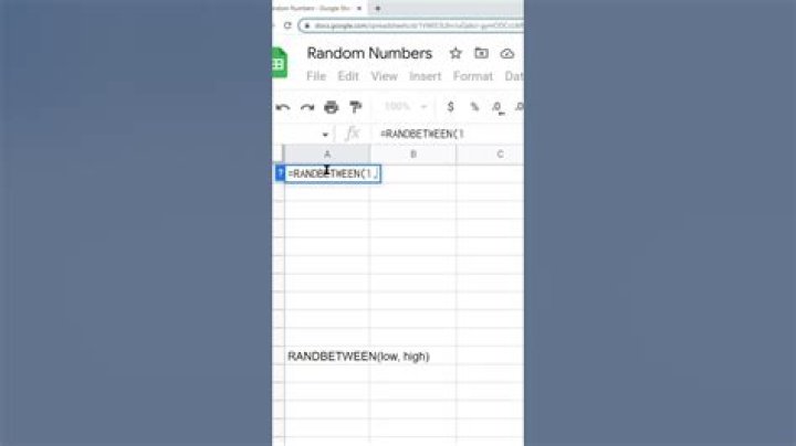 How to Generate Random Numbers in Google Sheets