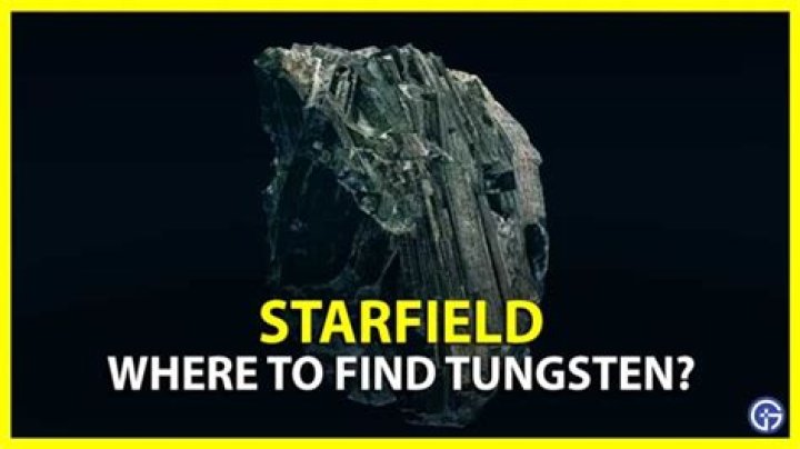 How To Get Tungsten in Starfield