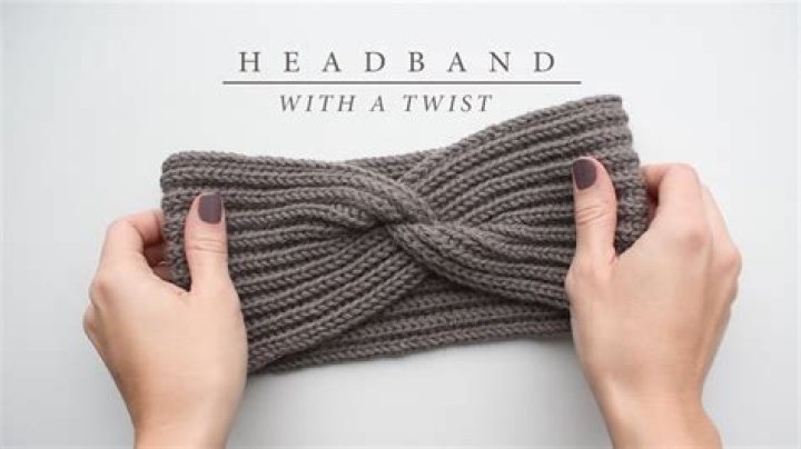 How to knit a headband
