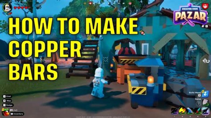 How To Make Copper Bar in Lego Fortnite