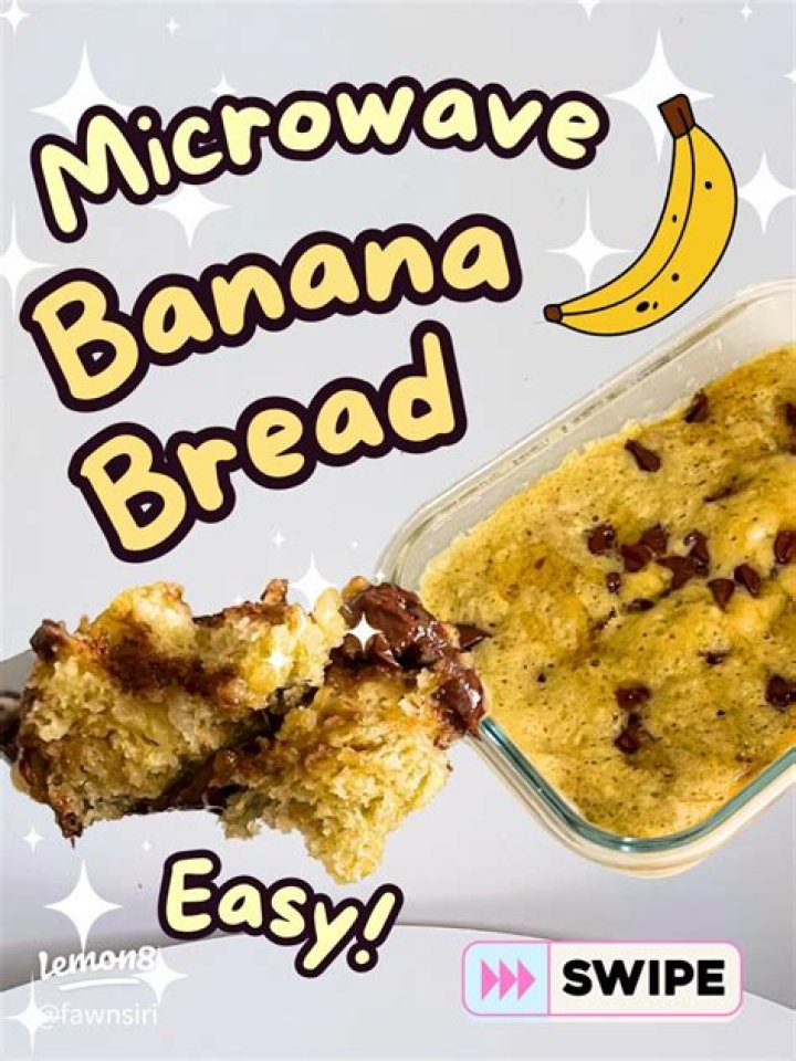 How to Make Microwave Banana Bread