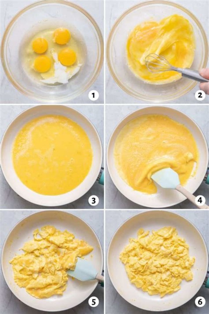 How to make scrambled eggs inside the shell