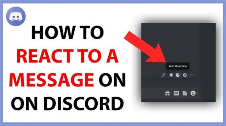 How to React to a Message on Discord