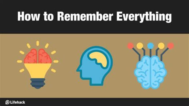How to remember everything without being hard working