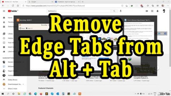 How to remove edge browser tabs from alttab on windows 10