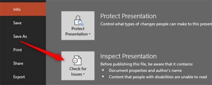 How to remove personal info from a powerpoint presentation before sharing
