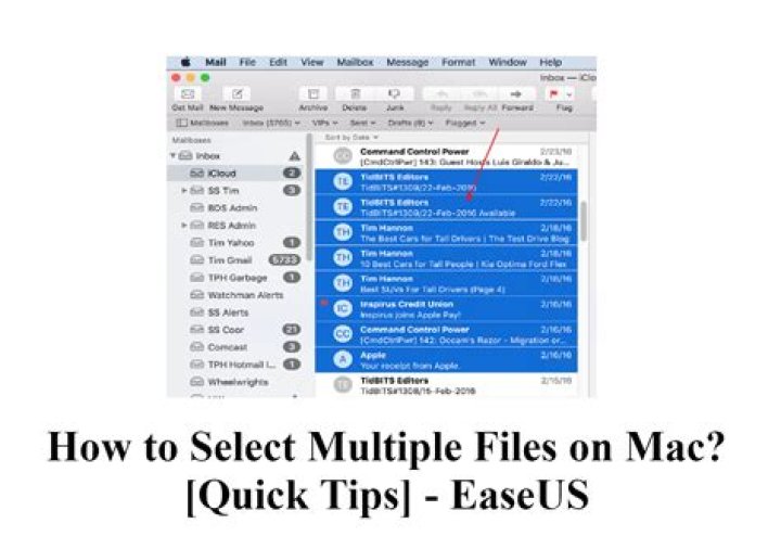 How to Select Multiple Files on Mac