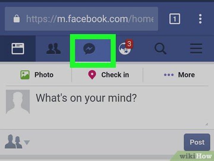 How to send a facebook message without facebook messenger on android