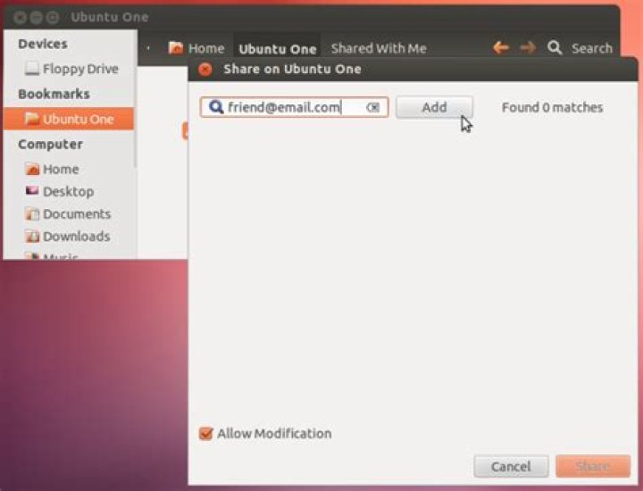 How to share files online with ubuntu one