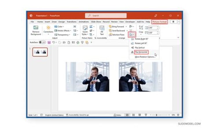 How to show hide or resize slide thumbnails in powerpoint