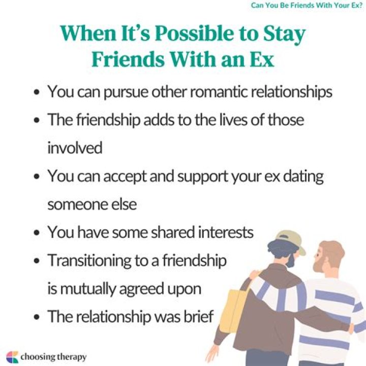 How to Stay Friends With Your Ex