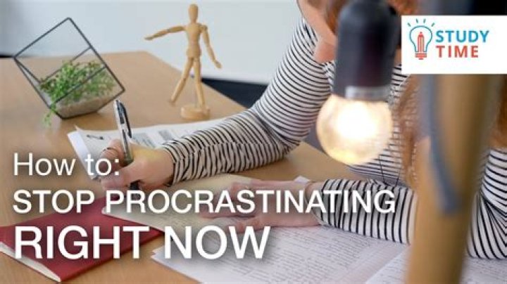 How to stop procrastinating right now
