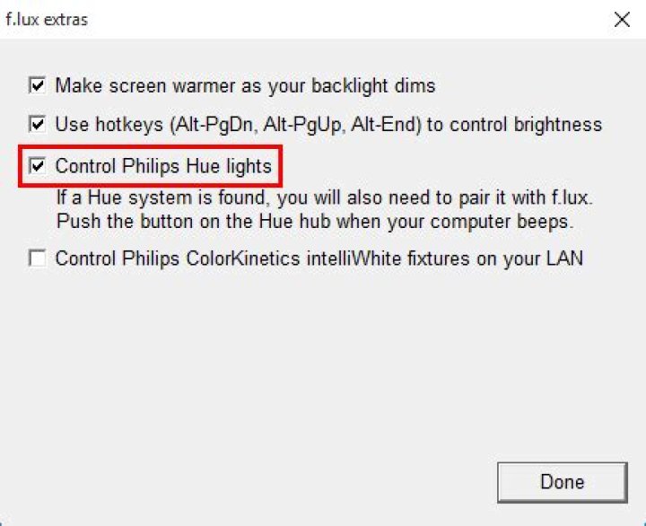 How to sync f. lux and philips hue lights for eye-friendly evening lighting