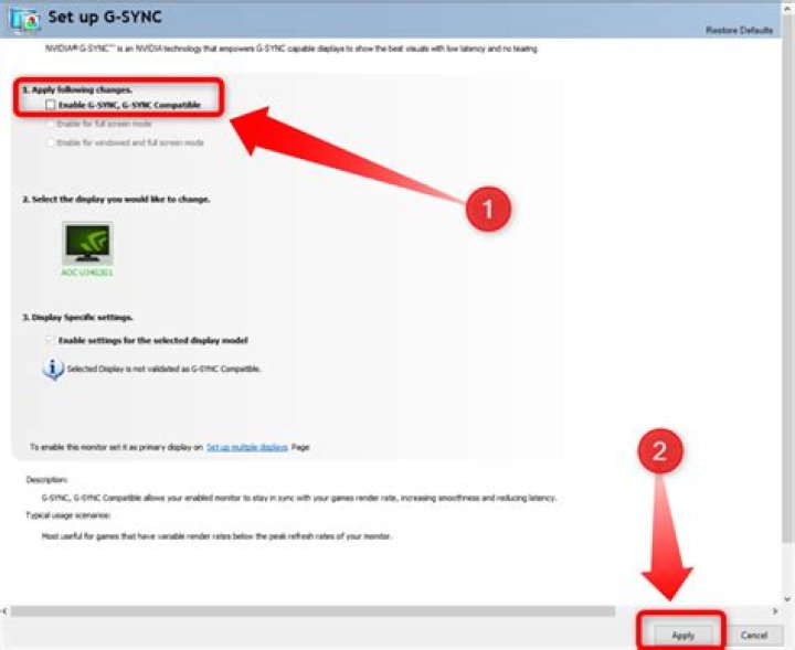 How to Turn Off G-SYNC for Specific or All Games