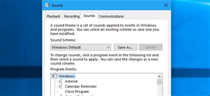 How to turn off (or customize) sound effects in windows