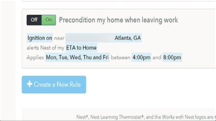 How to turn your nest on when you leave work with automatic pro