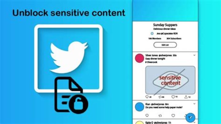 How to unblock “potentially sensitive content” on twitter
