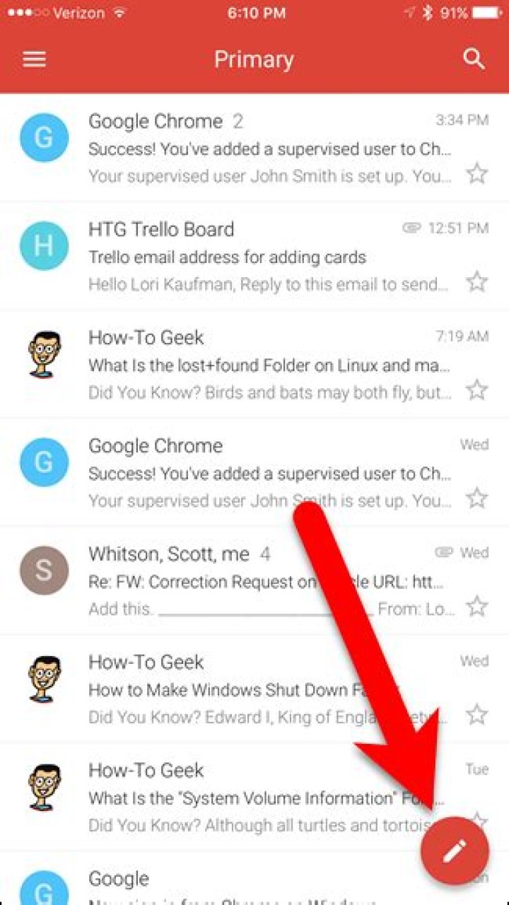 How to undo sending a message in the gmail app for ios