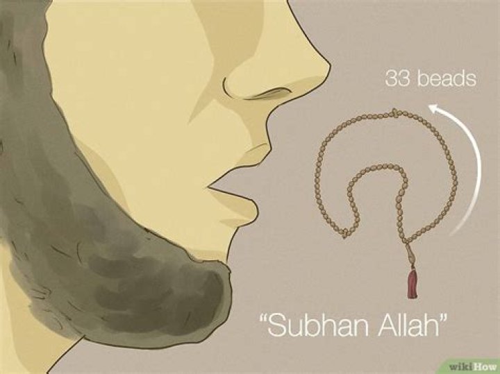 How to use a misbaha