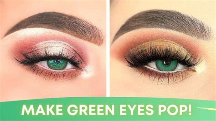 How to use green eyeshadow to cover a red pimple