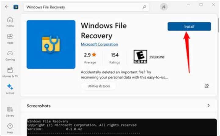 How to use microsoft’s “windows file recovery” on windows 10