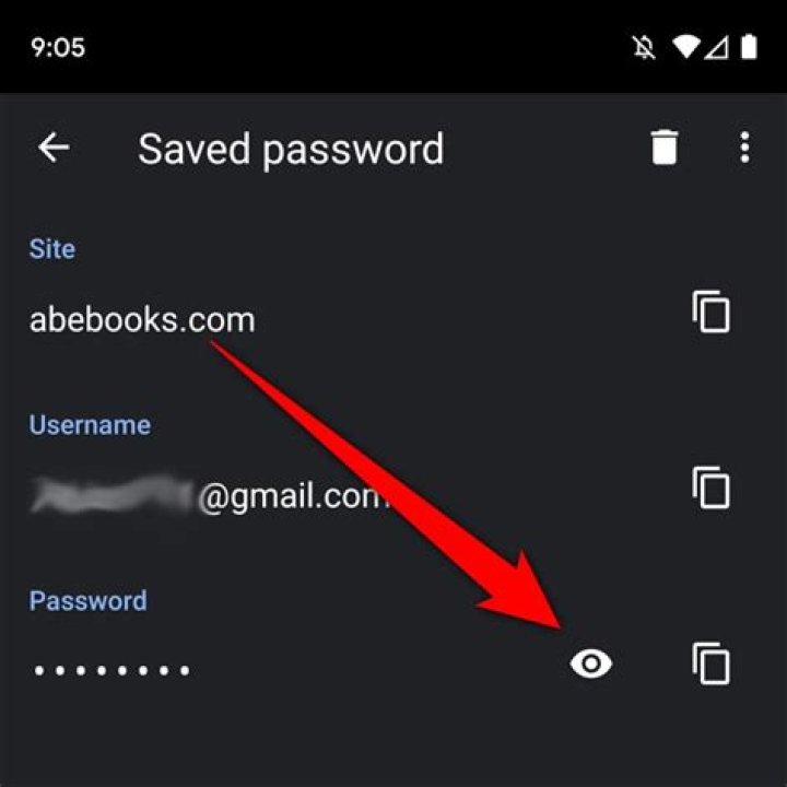 How to view saved passwords in chrome for android