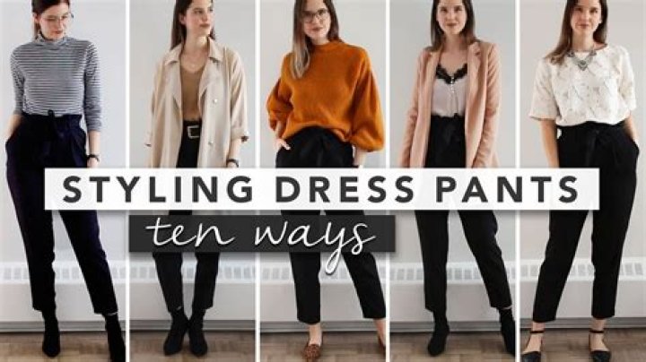 How to wear dress pants